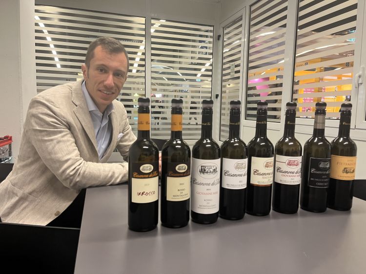 La degustazione insieme a Gianlorenzo Neri