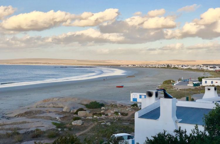 The view from restaurant Wolfgat in Paternoster,