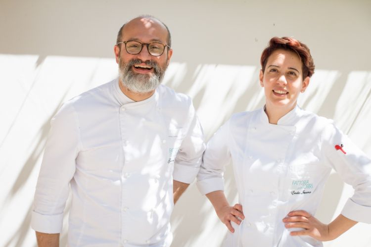 Gli executive chef Gianluca Cataldi e Emilia Iacono
