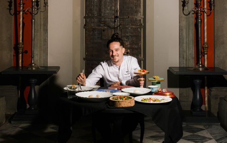 Lo chef Simone Caponnetto del Locale di Firenze

