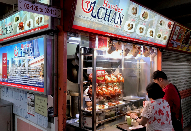 Hawker Chan Soya Sauce Chicken Rice & Noodlein Sin