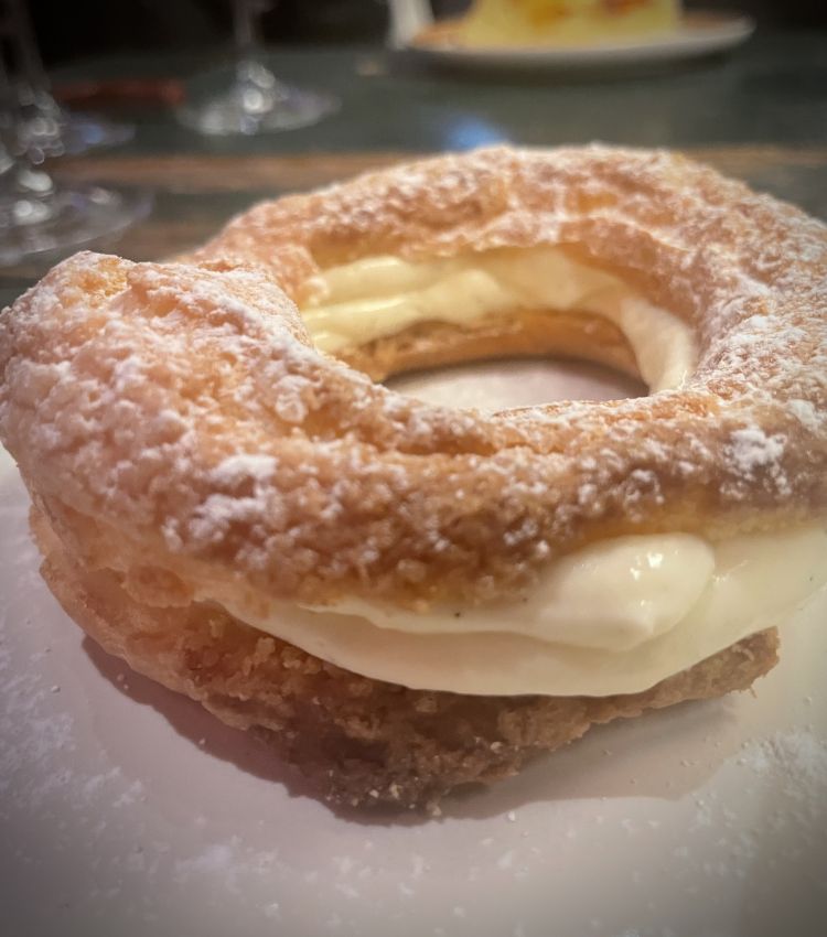 Choux, crema diplomatica
