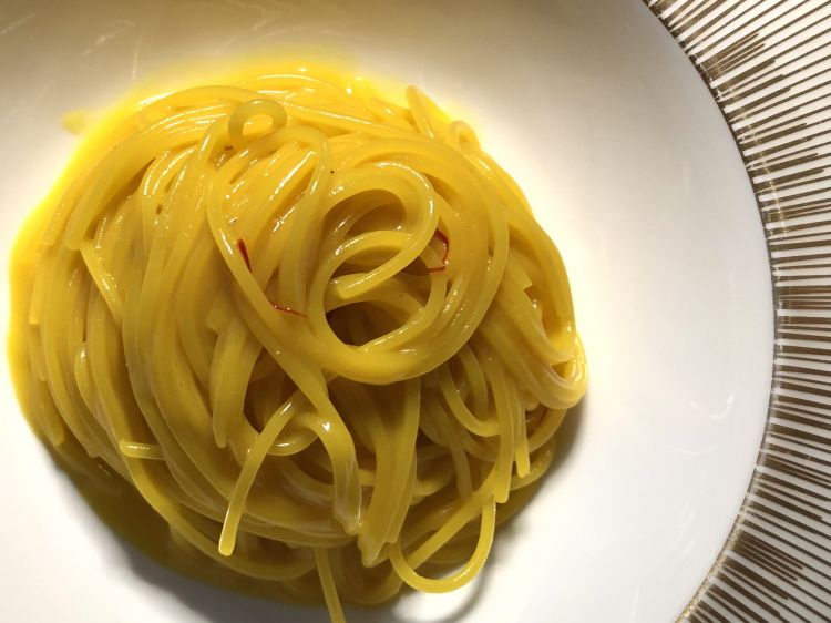 Spaghettino allo zafferano
