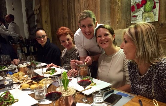 La Smyth all'opera a Courmayeur