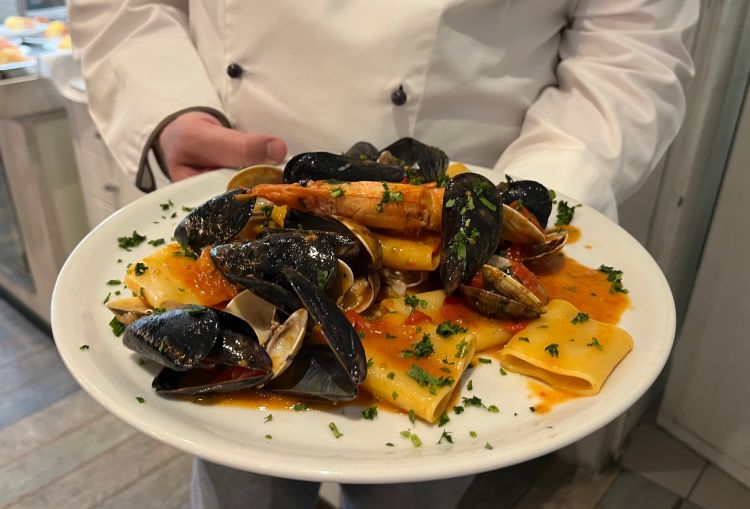 Paccheri ai frutti di mare
