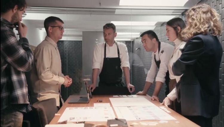 Makeat al lavoro con il team di Lasarte