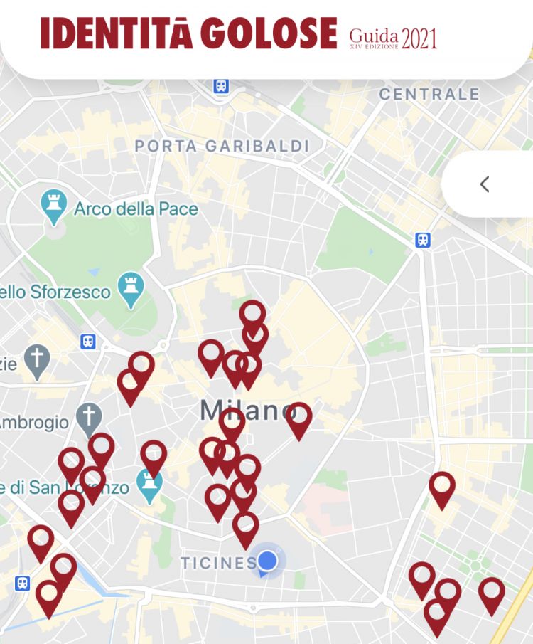 ... and the geolocalization that allows you to find restaurants nearby. The app was developed by Men At Code srl, in collaboration with Elia Bogani
