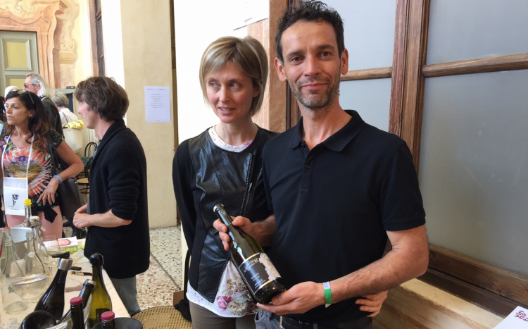 Cristiana e Riccardo Meggiolaro dell'azienda Meggiolaro di Roncà, in provincia di Verona
