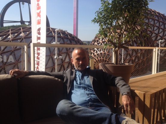 Elio Sironi, brianzolo, ieri in terrazza a Identit