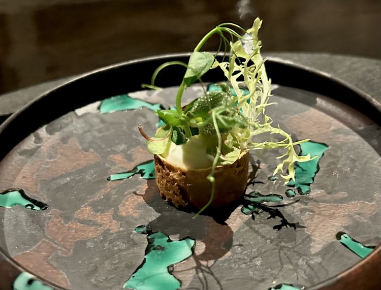 Ghewar sea salt salad

