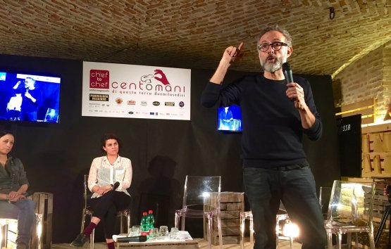 L'intervento di Massimo Bottura a Centomani di