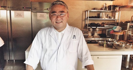 Kunio Tokuoka started to study as a chef at 20, in