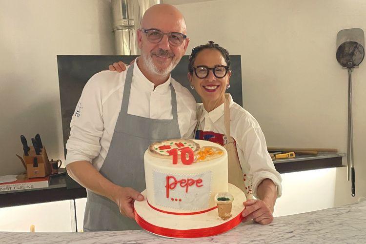 Nancy Silverton è stata ospite di Franco Pepe e d