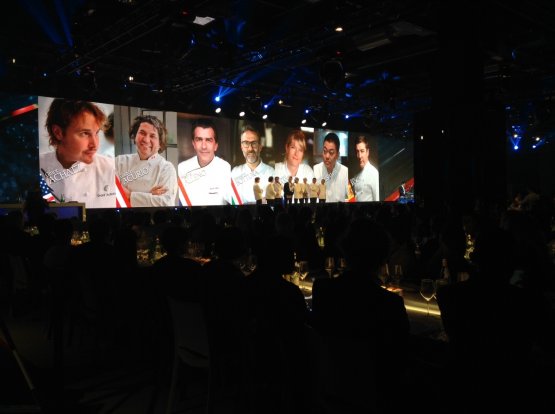 THE ROYAL LINE. The great jury that decided the winner of the S.Pellegrino Young Chef 2015 (photo by Elisa Pella)