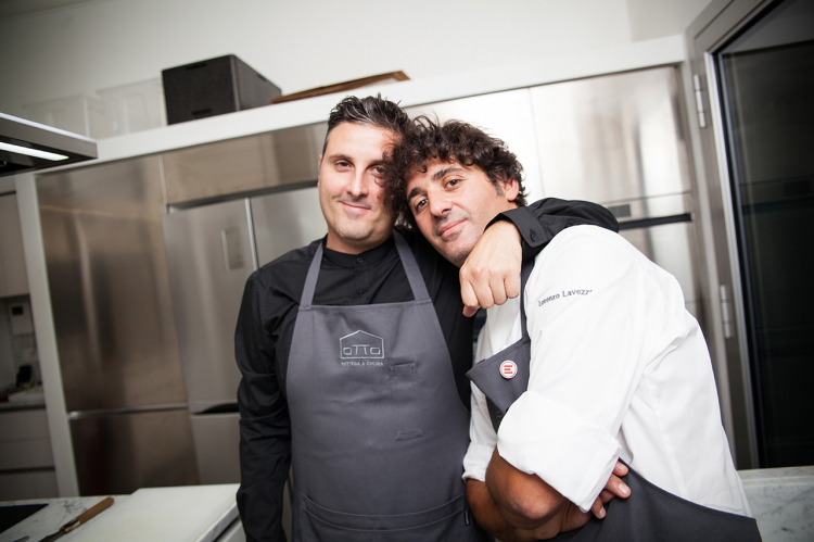 Lavezzari con Alan Sanarica (foto Carlo Fico)