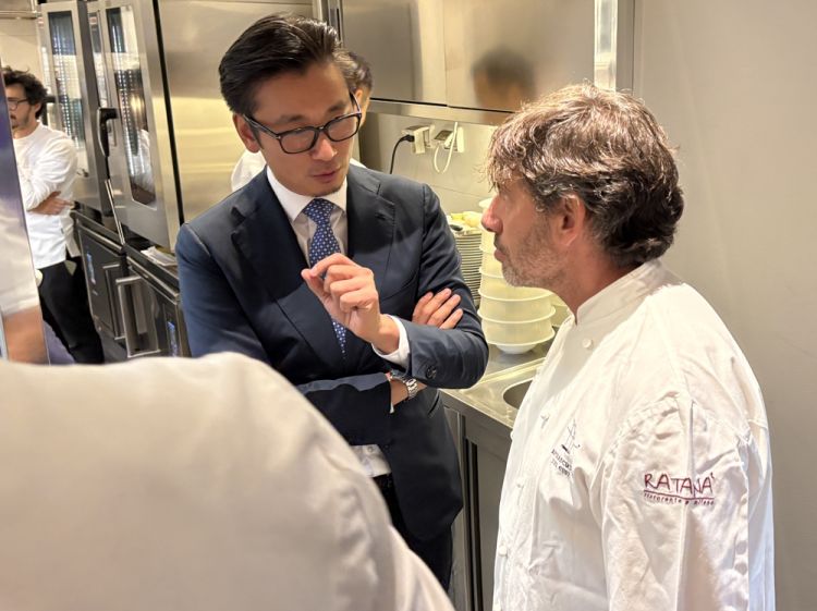 Claudio Liu e Cesare Battisti
