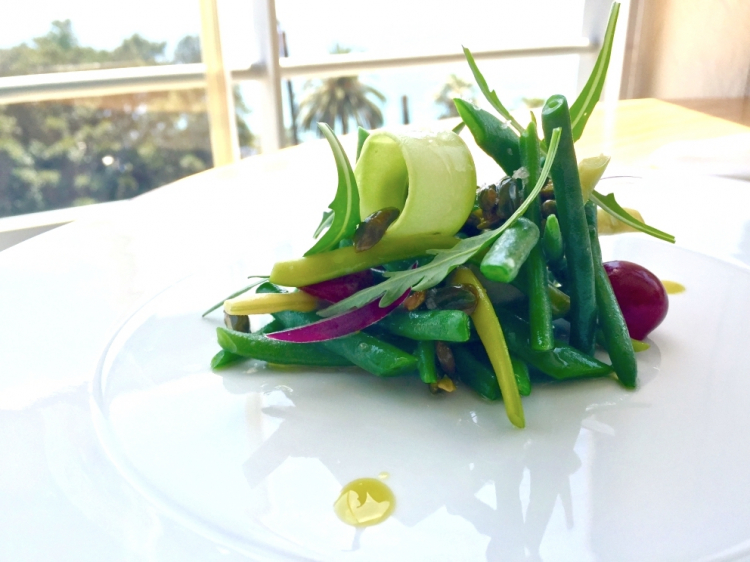 French bean salad by Mauro Colagreco, the author’s favourite dish in 2016 (photo by Tanio Liotta)
