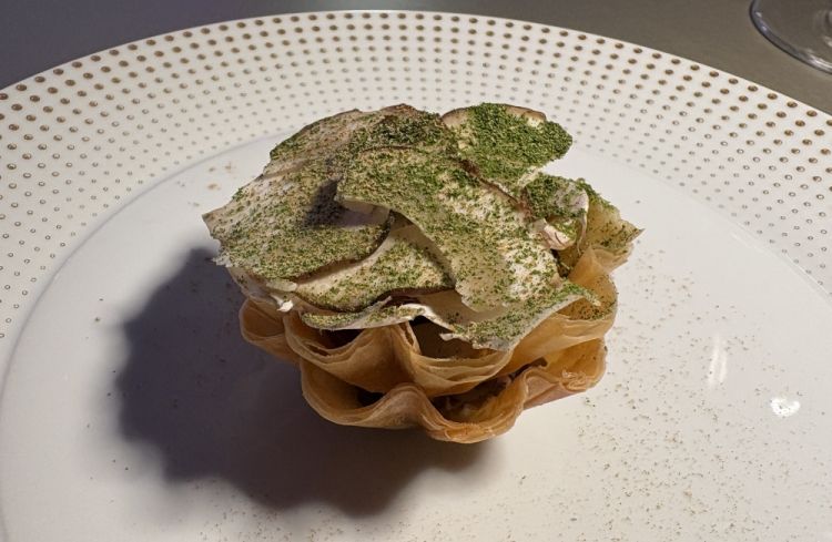 TONDE CONSISTENZE - Tartelletta Burrata e funghi