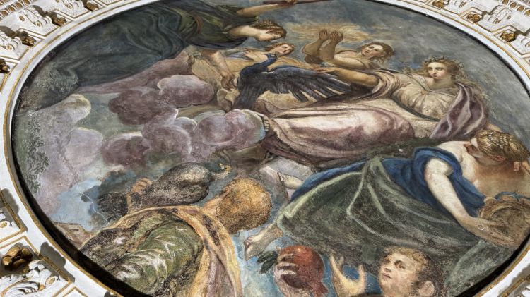 Particolare delle opere restaurate
