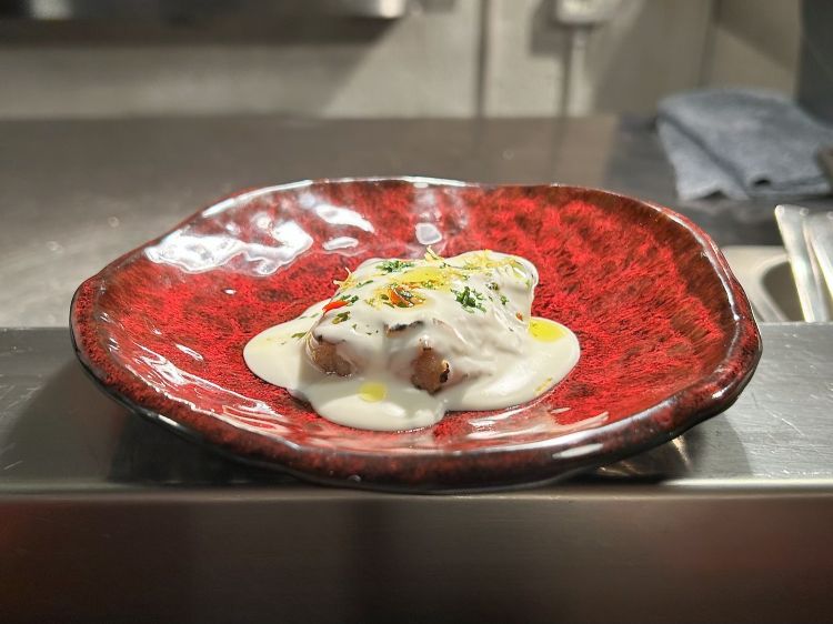 Cococha di gabilo, pil pil, prezzemolo, peperoncino e limone