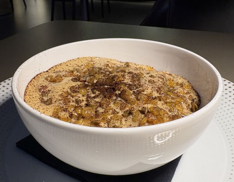 Vitantonio Lombardo Cappuccino Materano - Cavatelli al solo indice in zuppa di crapiata, cozze e caffè