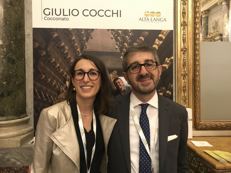 Giulio Bava allo stand della Giulio Cocchi
