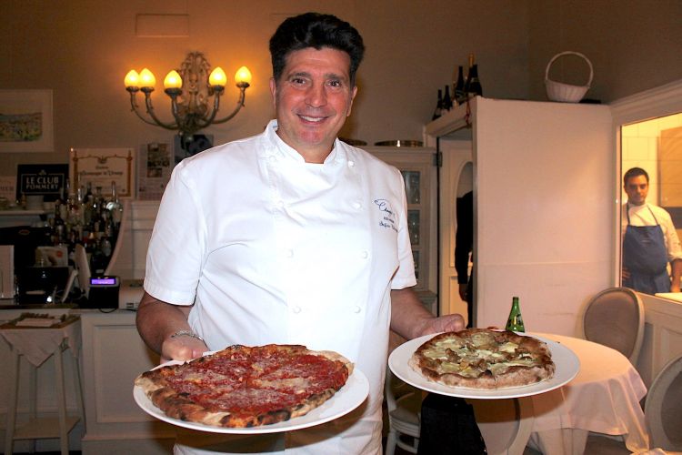 Stefano Chinappi e le sue pizze
