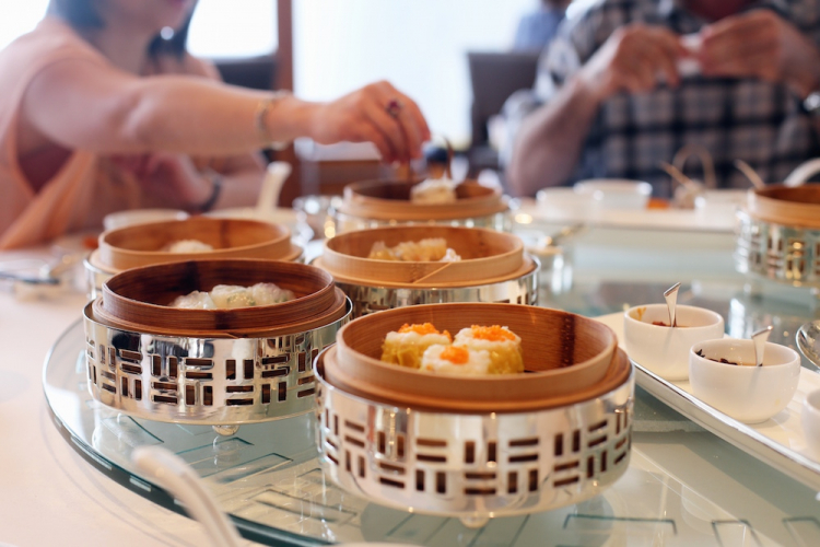 The magnificent dim sum at Lung King Heen, inside 