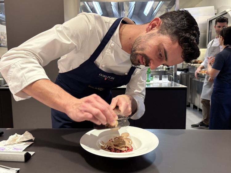 Traverso completa con il tartufo il suo antipasto
