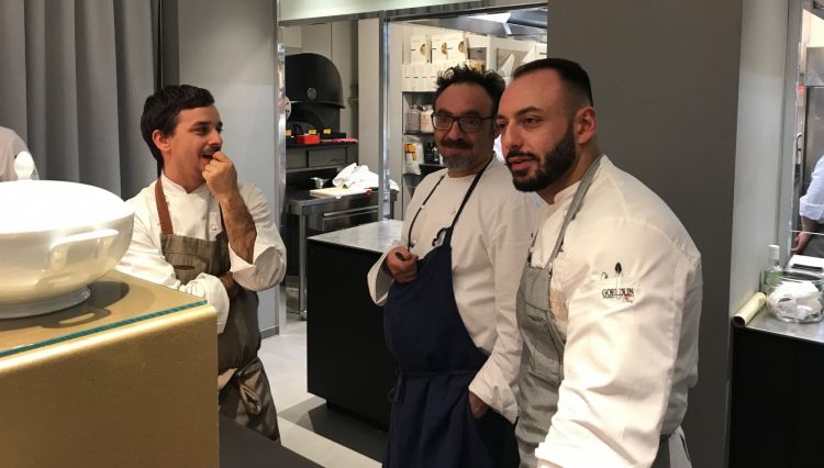 Con il resident chef di Identità Golose Milano, Alessandro Rinaldi