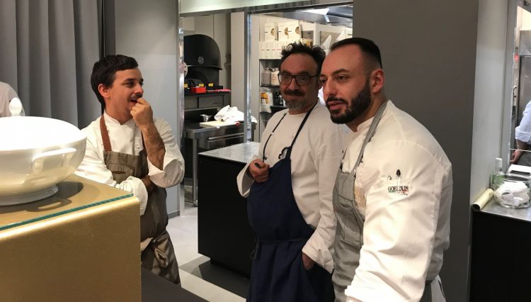 Con il resident chef di Identità Golose Milano, Alessandro Rinaldi
