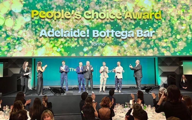 La proclamazione dell'insegna vincitrice nel 2025,&nbsp;Adelaide! Bottega Bar di Torino
