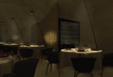 Alcuni rendering del nuovo locale