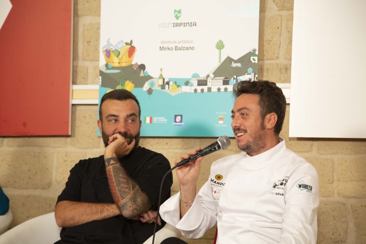 Alessandro Graziano, fondatore di Irpinia Mood e il direttore artistico, Mirko Balzano