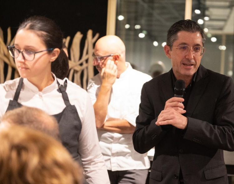 Joxe Mari Aizega, direttoirendel Basque Culinary Center a San Sebastain
