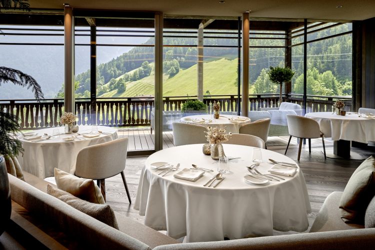 La sala del ristorante Johanns