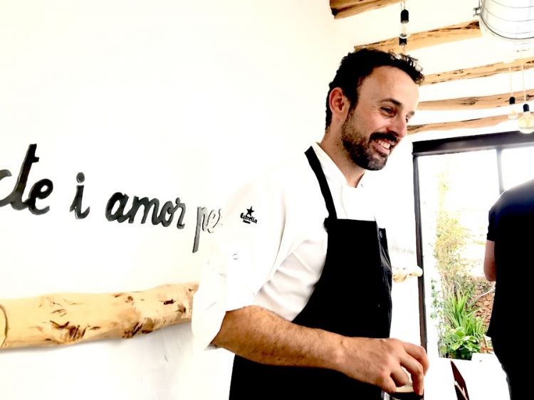 Jose Miguel Bonet, 37-year-old-chef at Ventall, the family restaurant established in 1982 in Ibiza
