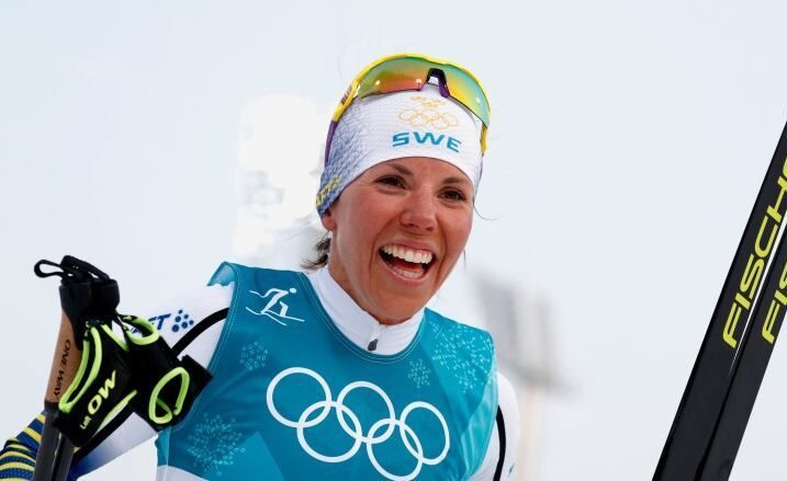 A ROLE MODEL. Charlotte Kalla, Olympic cross-country ski champion
