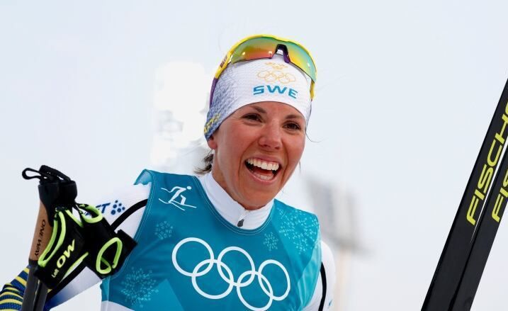 A ROLE MODEL. Charlotte Kalla, Olympic cross-country ski champion
