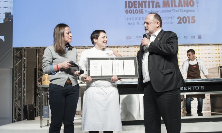Con Paolo Marchi e Laura Lazzaroni sul palco di Identità Milano 2015