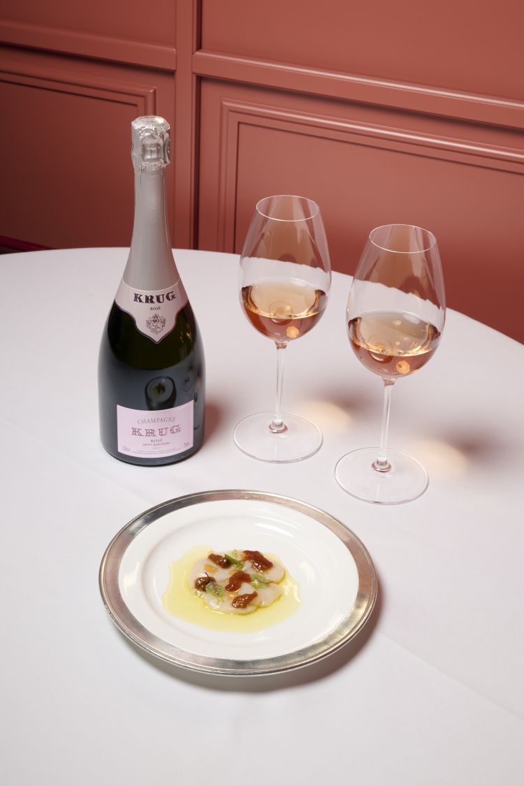 Krug Rosé 29esima edizione in abbinamento con le creazioni Langosteria