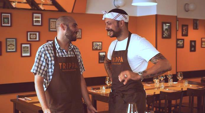 Pietro Caroli e Diego Rossi al Trippa di Milano