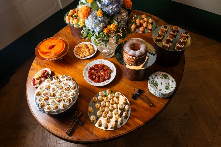 Un dettaglio del golosissimo brunch di Palazzo Ri