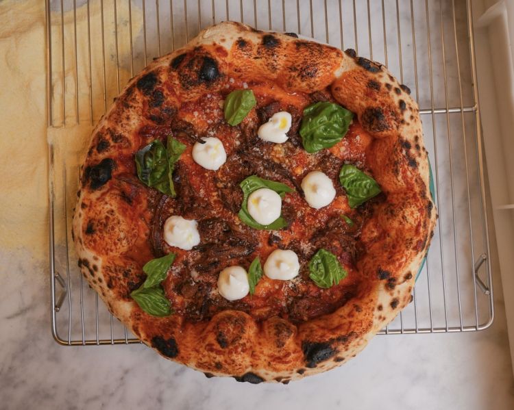 Una pizza di La Bolla&nbsp;a&nbsp;Caserta
