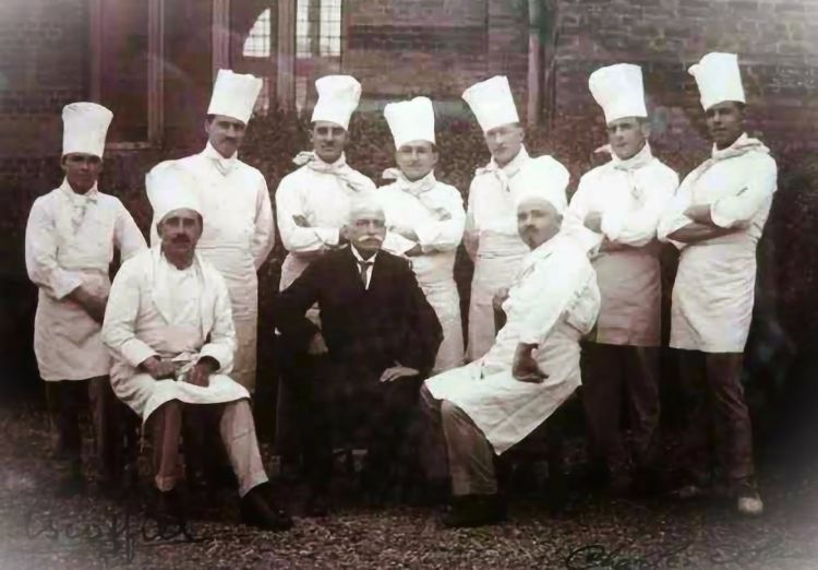 Il grande cuoco francese Georges Auguste Escoffier