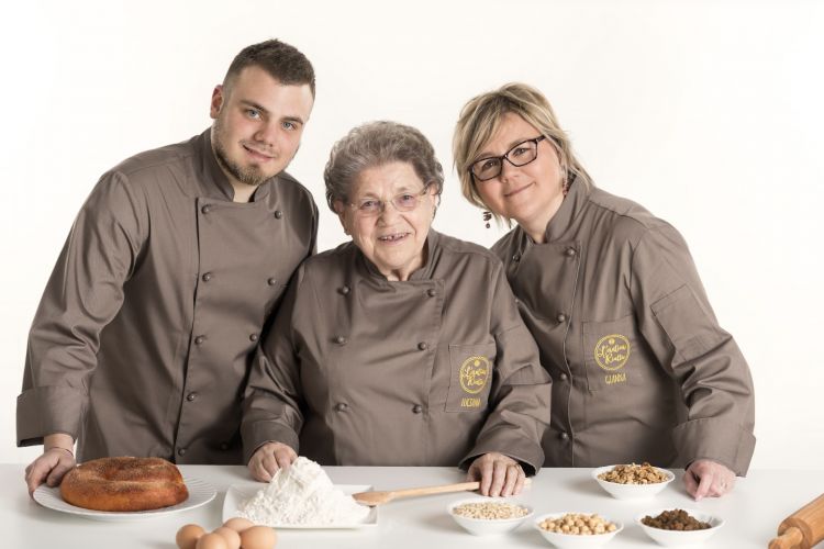 La famiglia composta da Giacomo Luciana e Gianna