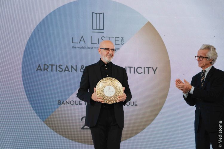 Franco Pepe premiato da La Liste coll'Artisan & Authenticity Award
