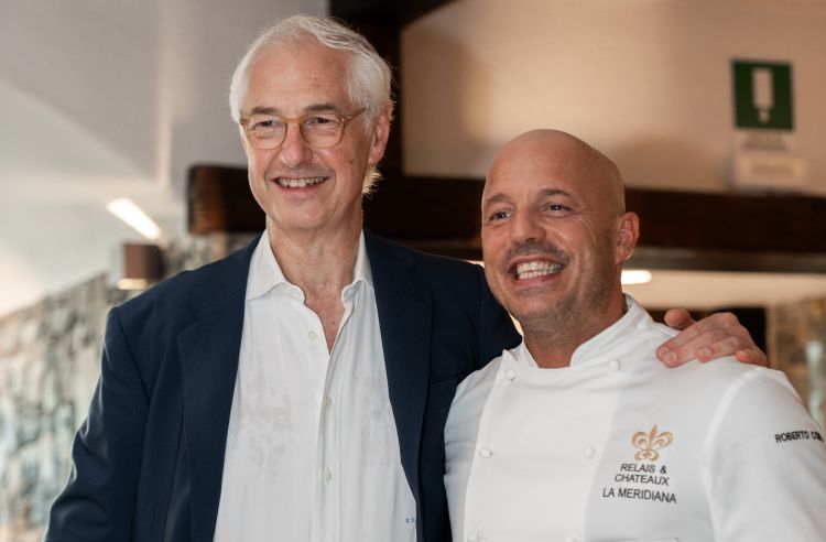 Patron Edmondo Segre e chef Roberto Conti