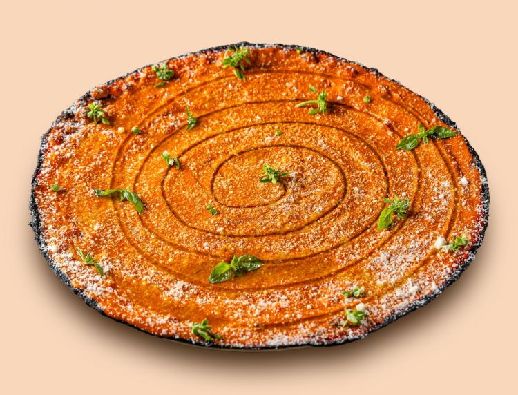 Pomodoro, burro e parmigiano reggiano. Foto Slevin
