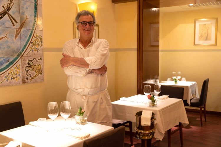 Massimo Riccioli, chef-patron del ristorante di ma